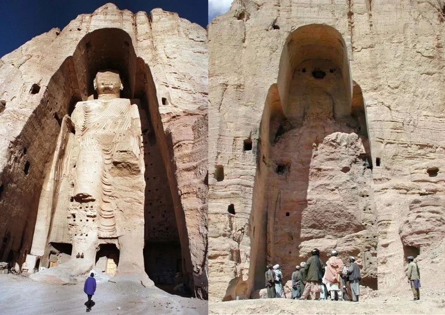 "文化在则国家存" 阿富汗巴米扬大佛被毁20年:不要让失去的永远失去