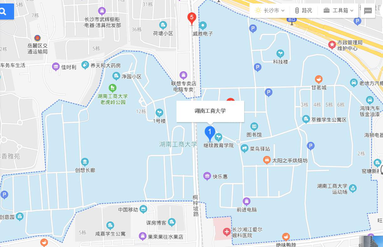 湖南工学院地图图片