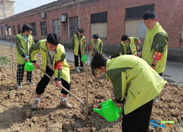 凤台县第八中学开展创建花园式绿色校园系列绿色活动
