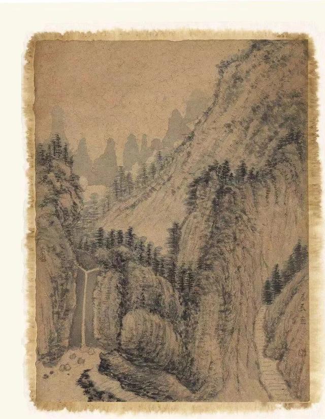 山水画家山东理工大学张弓长作品欣赏