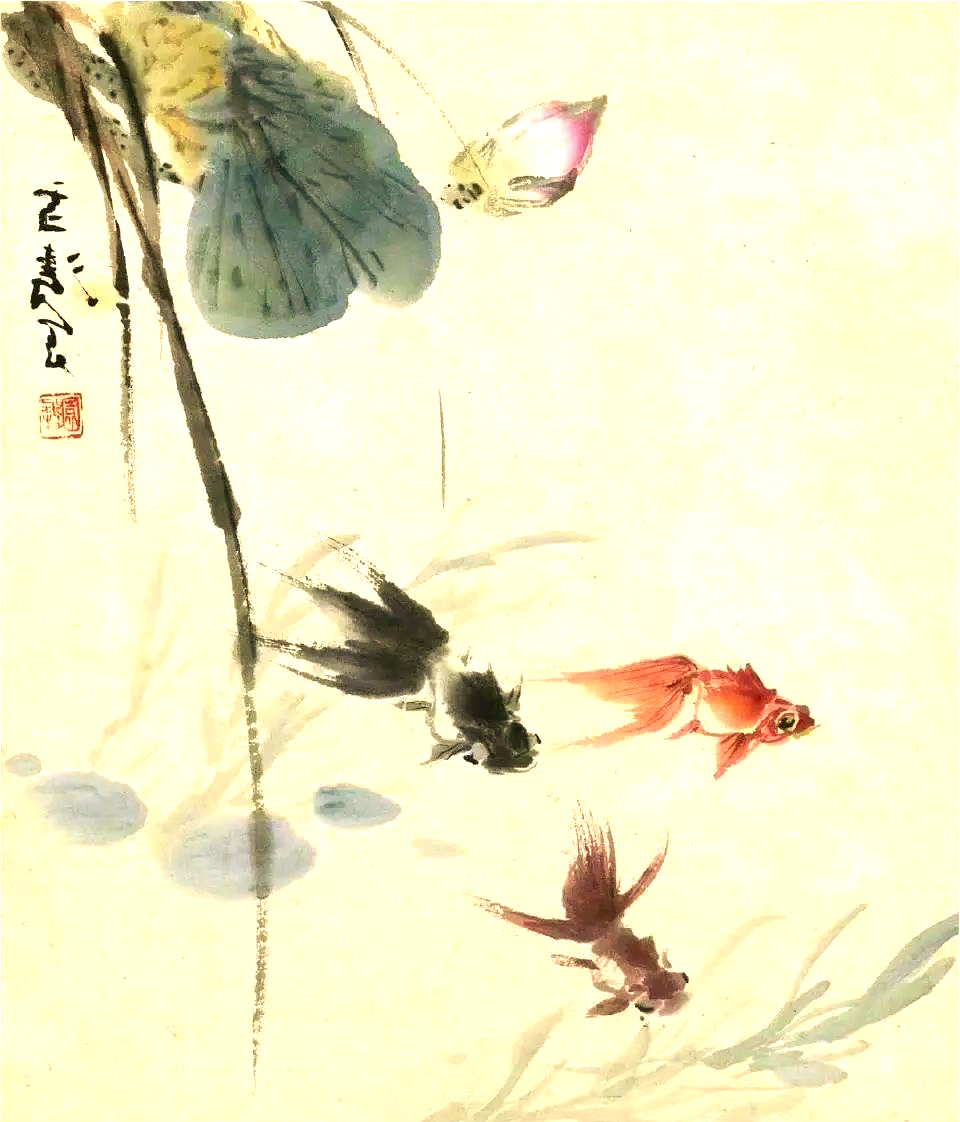 王雪涛先生描绘的夏日荷花美景