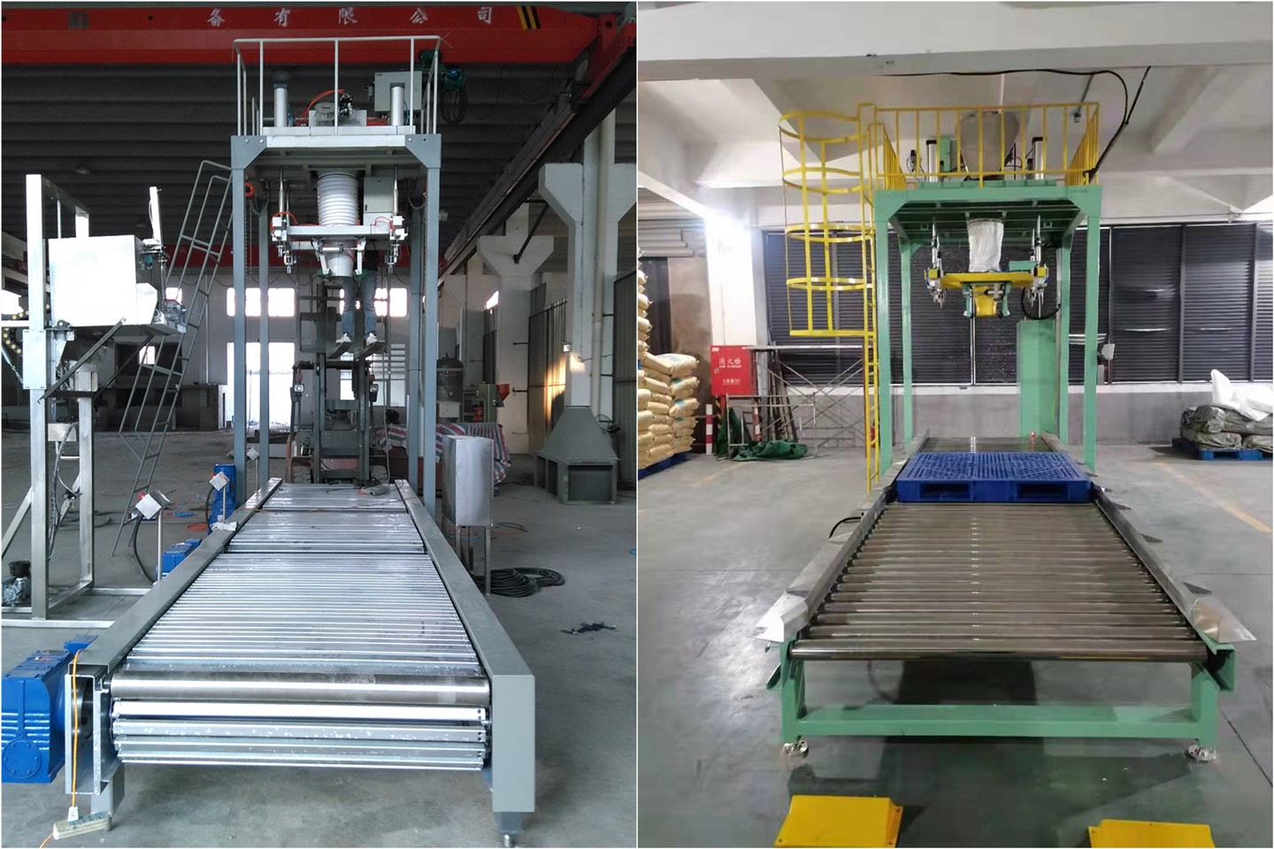 全自动吨袋包装机生产厂家(颗粒粉末吨袋包装机多少钱)