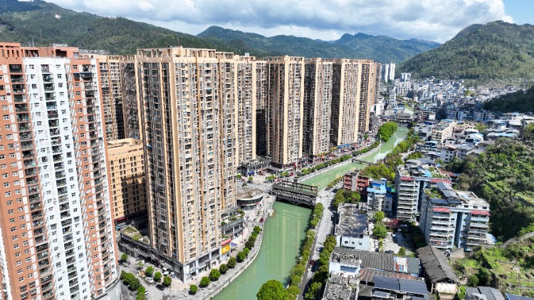 酉阳:水清岸绿02河畅景美