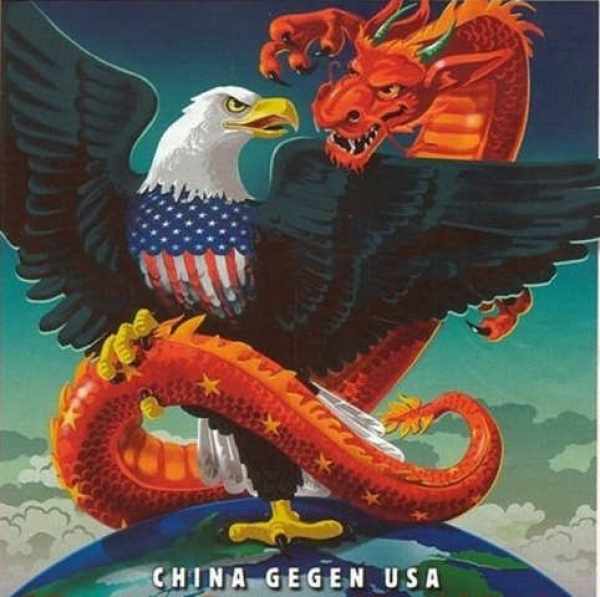 中国龙vs美国鹰图片