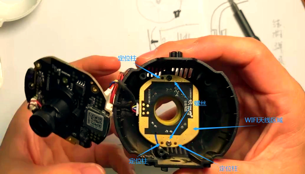 小米智能摄像机拆机,全面了解内部结构