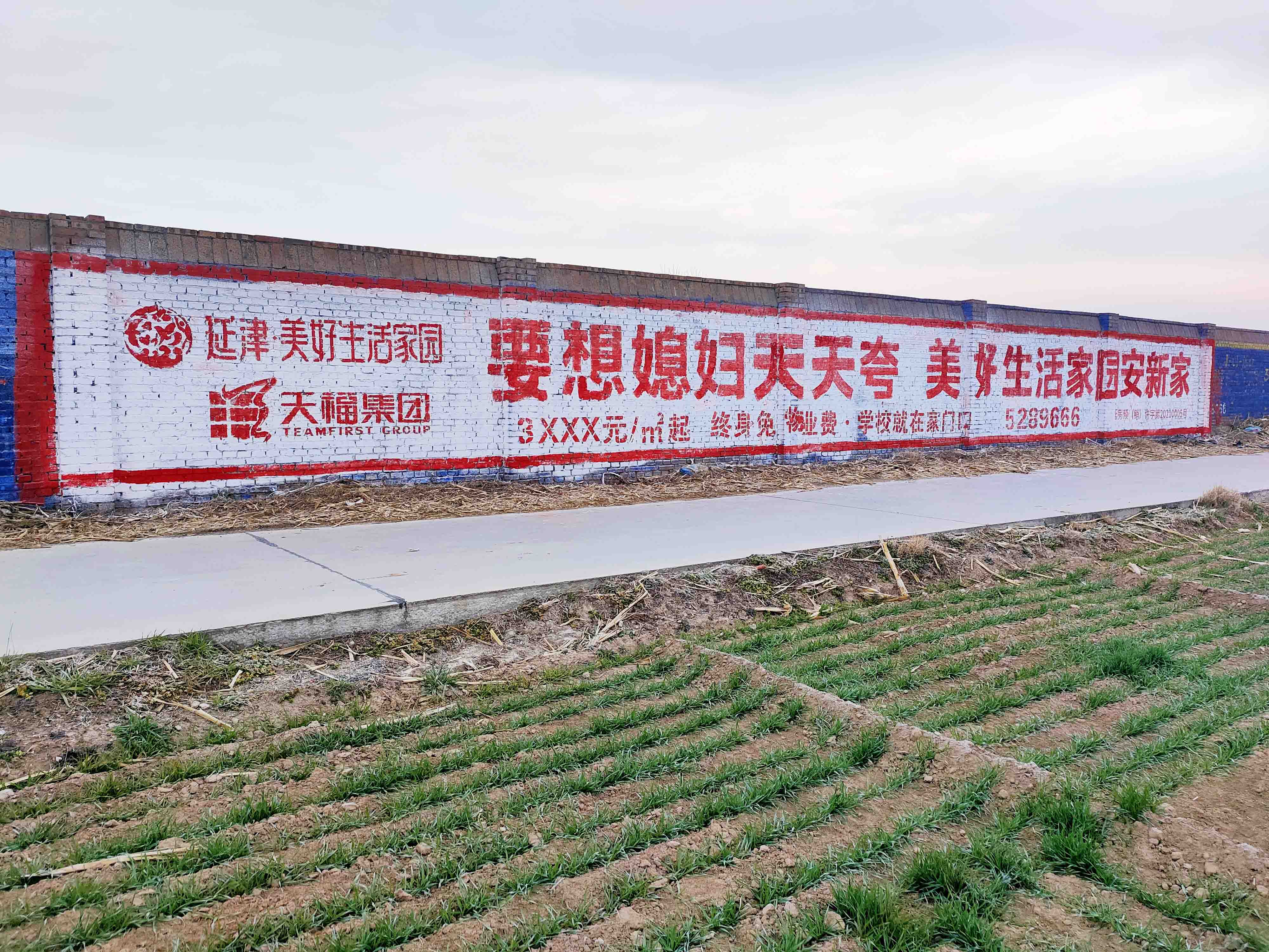 彰显踔厉奋发的奋斗姿态:太原墙体广告