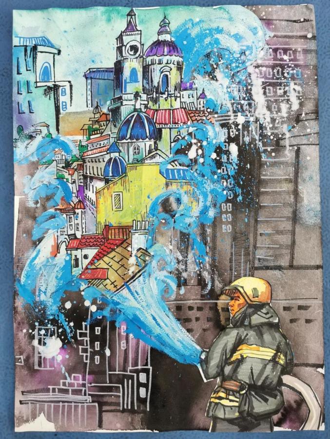 当好第一责任人——龙湾区第三届"童心绘安全"绘画作品展