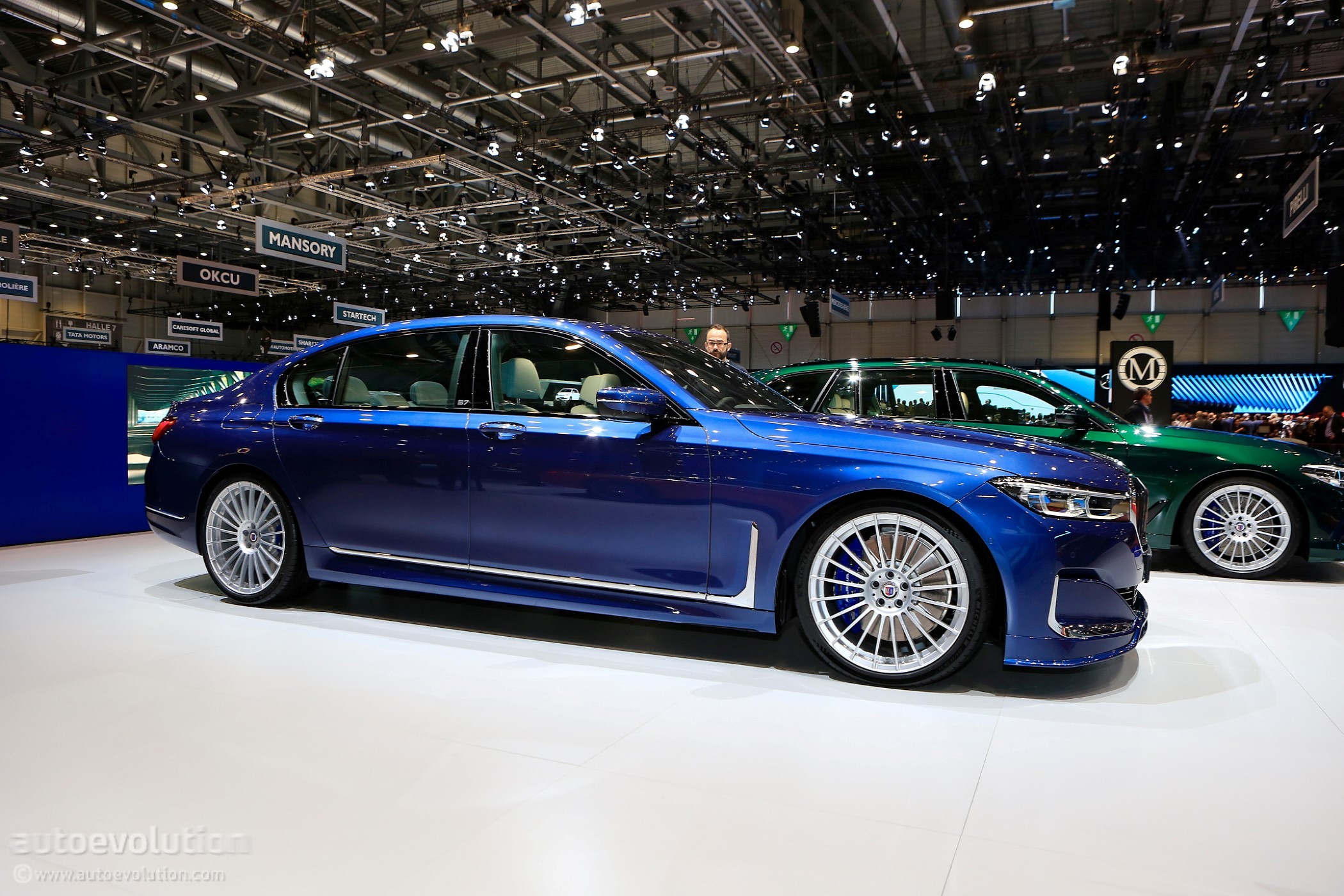 改装版宝马alpina b7以蓝色展现