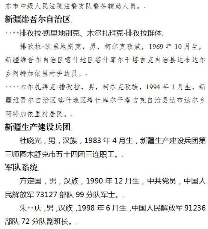 吉林上榜!2024年第一季度见义勇为勇士榜名单发布