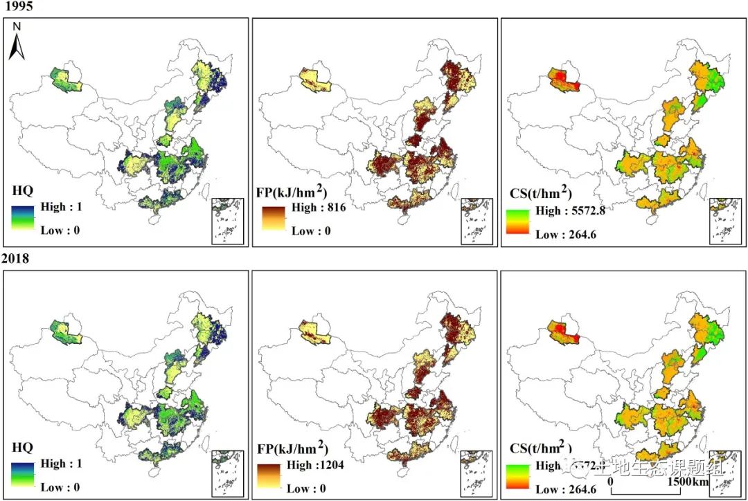 「虚拟专题」生态系统服务功能:供需变化,与城市化(经济社会,土地利用