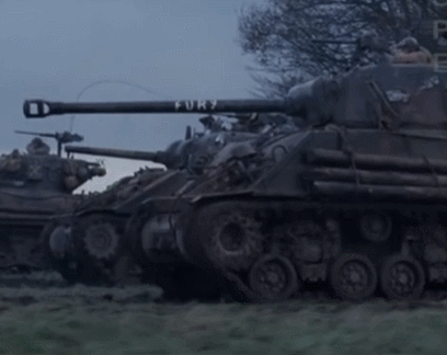 反杀虎式!电影里开挂的"狂怒",真的有那么神?