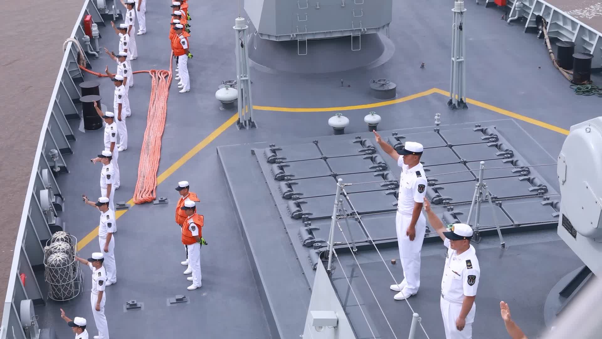 全球连线|中国海军第43批护航编队访问科特迪瓦