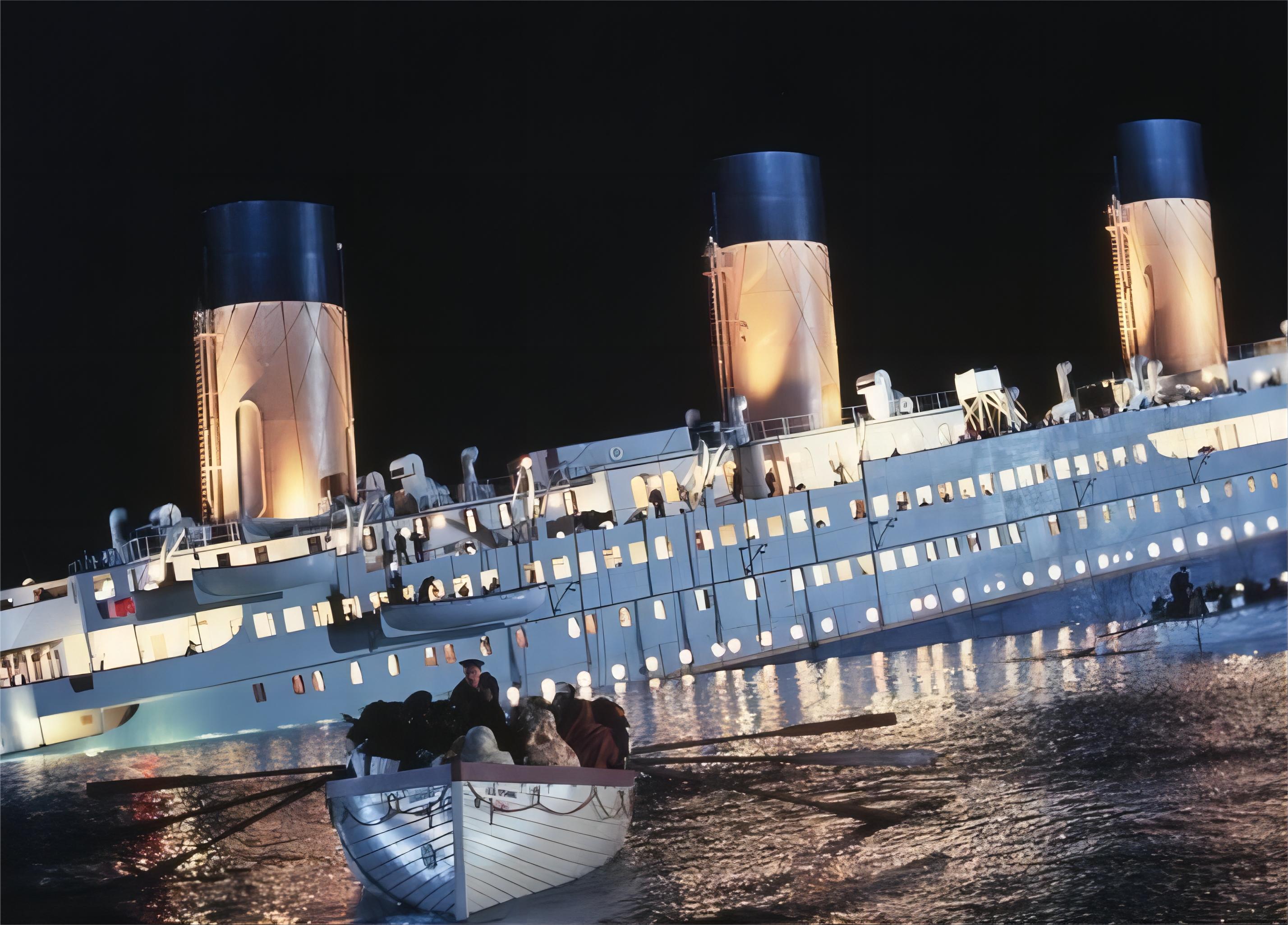 泰坦尼克号船照图片