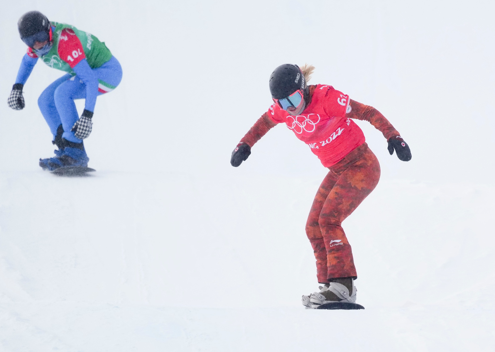 (新華全媒 ·北京冬奧會)單板滑雪——障礙追逐混合團體比賽賽況