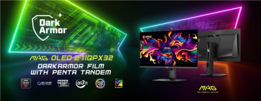 微星发布首款5层串联QD-OLED显示器：320Hz高刷 抗刮擦性能提高2.5倍