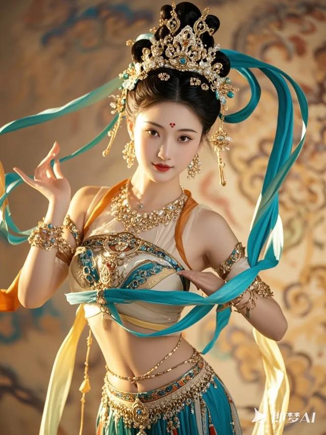 敦煌,性感丰满迷人的美女飞天,后土娘娘 敦煌飞天