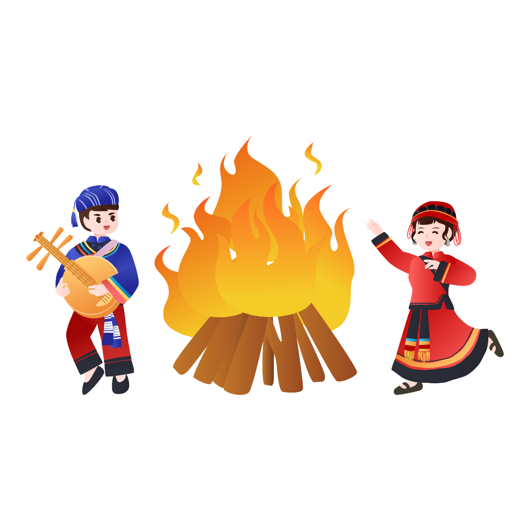 呼叫搭子,去阿署达四季花海火把节,一起"燃爆全场"!