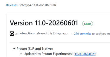 Linux游戏福音！CachyOS Proton重磅更新：一键让A卡游戏用上FSR4