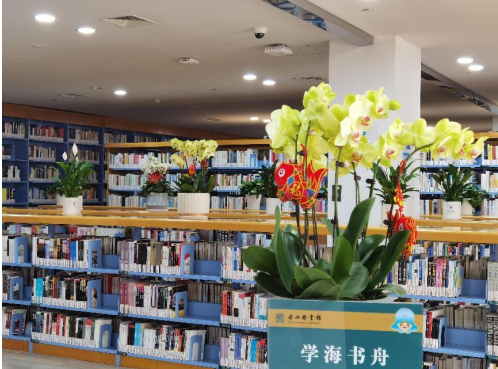 舟山市图书馆换新颜贺新春