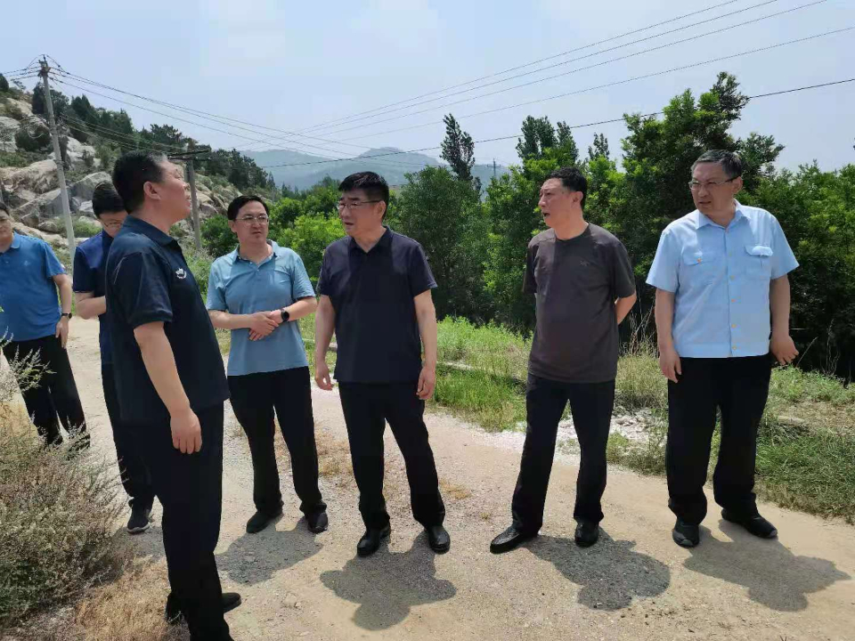 泰安高新区党工委书记,管委会主任刘斌视察水库防汛工作