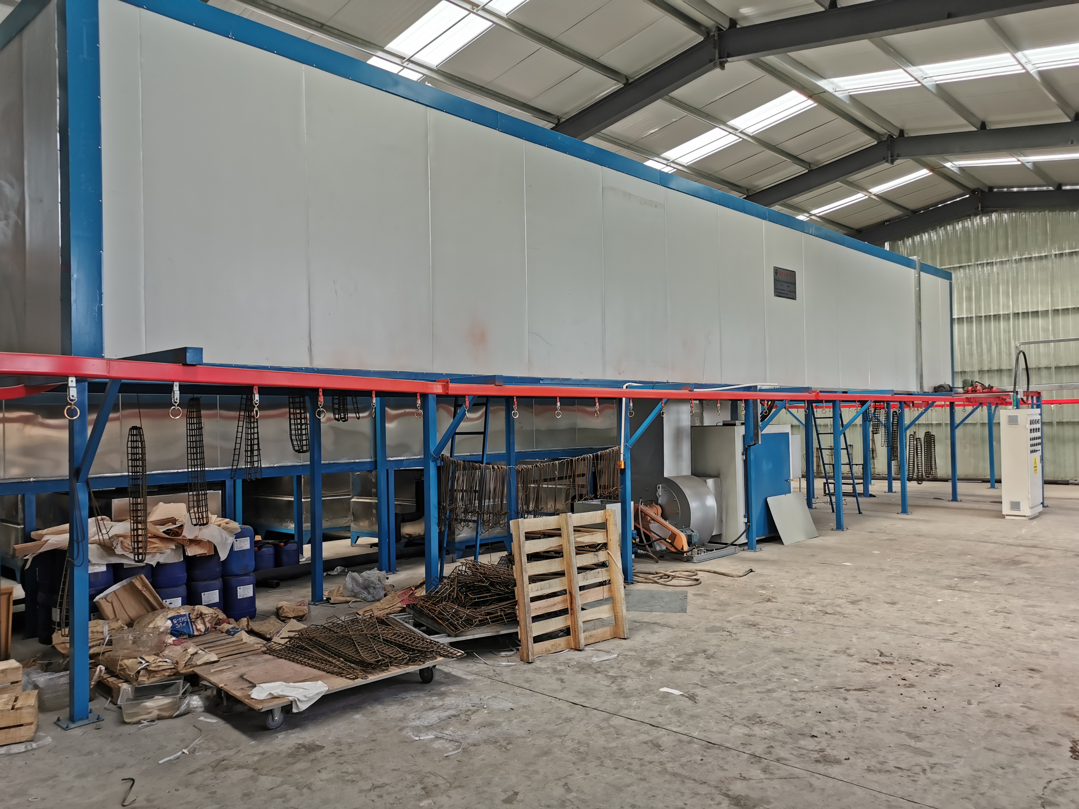 防护网喷塑流水线 静电喷涂喷漆设备厂家 一站式喷涂设备厂家