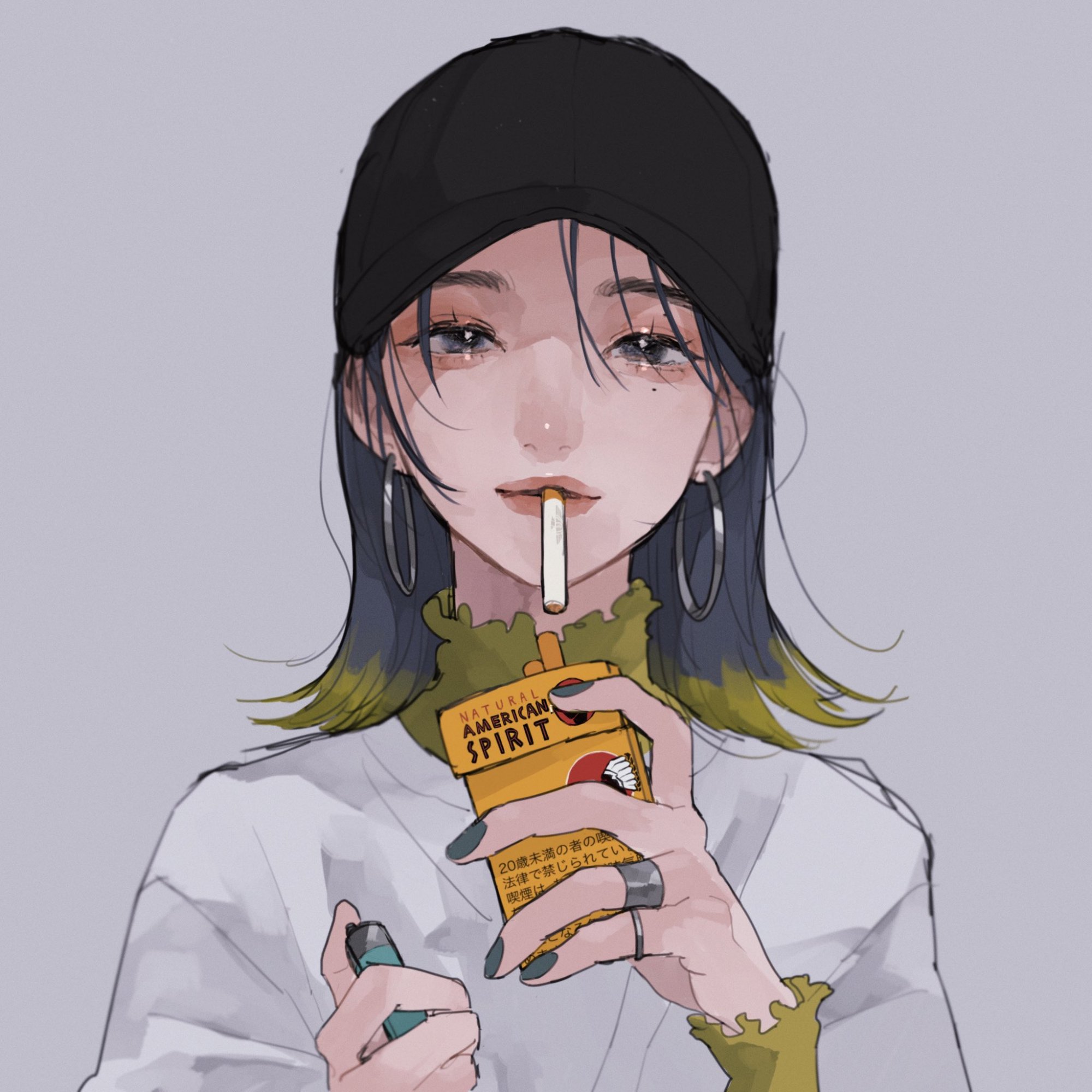 他笔下的插画少女又甜又酷,超级适合做头像!