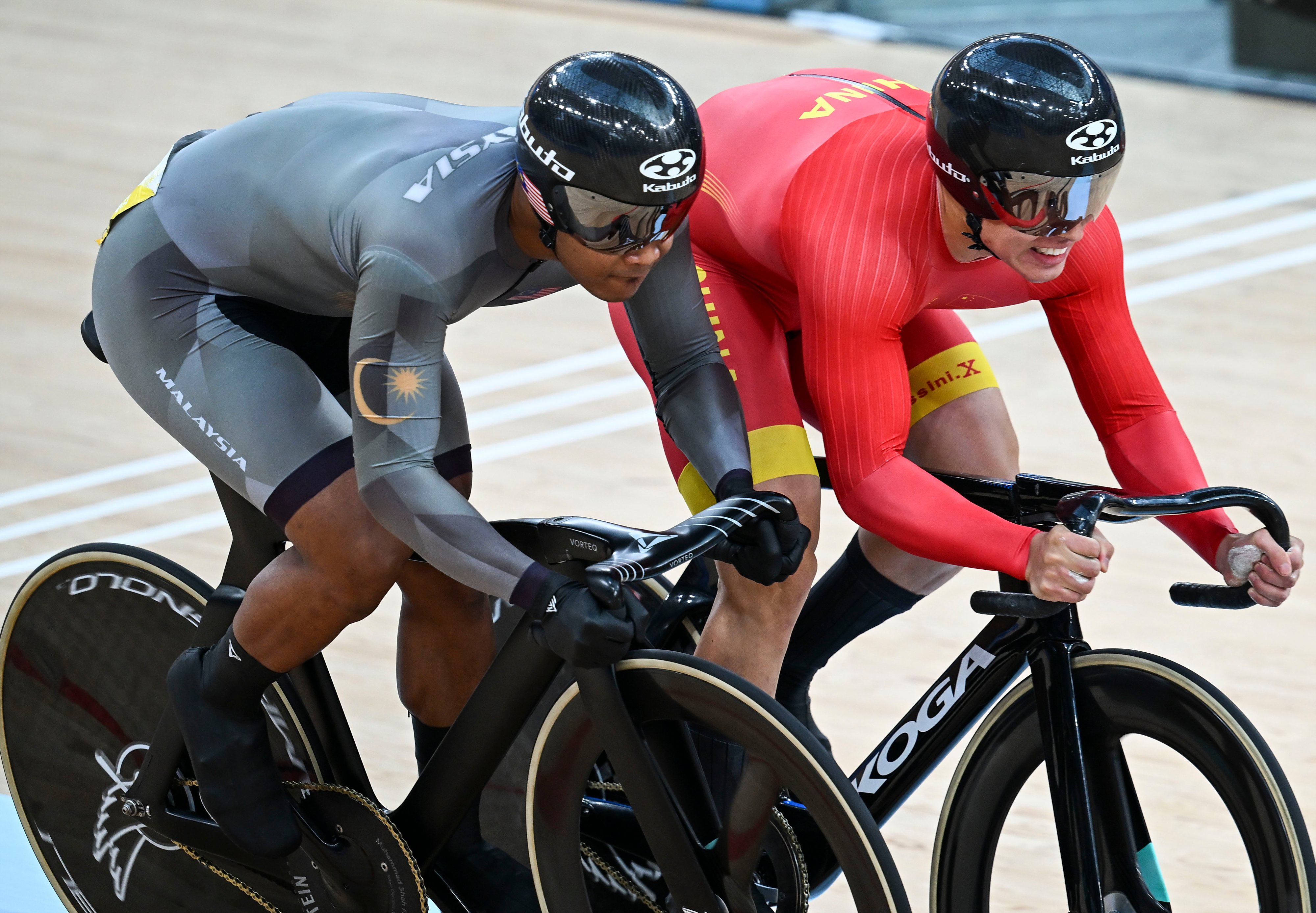 场地自行车——男子争先赛赛况