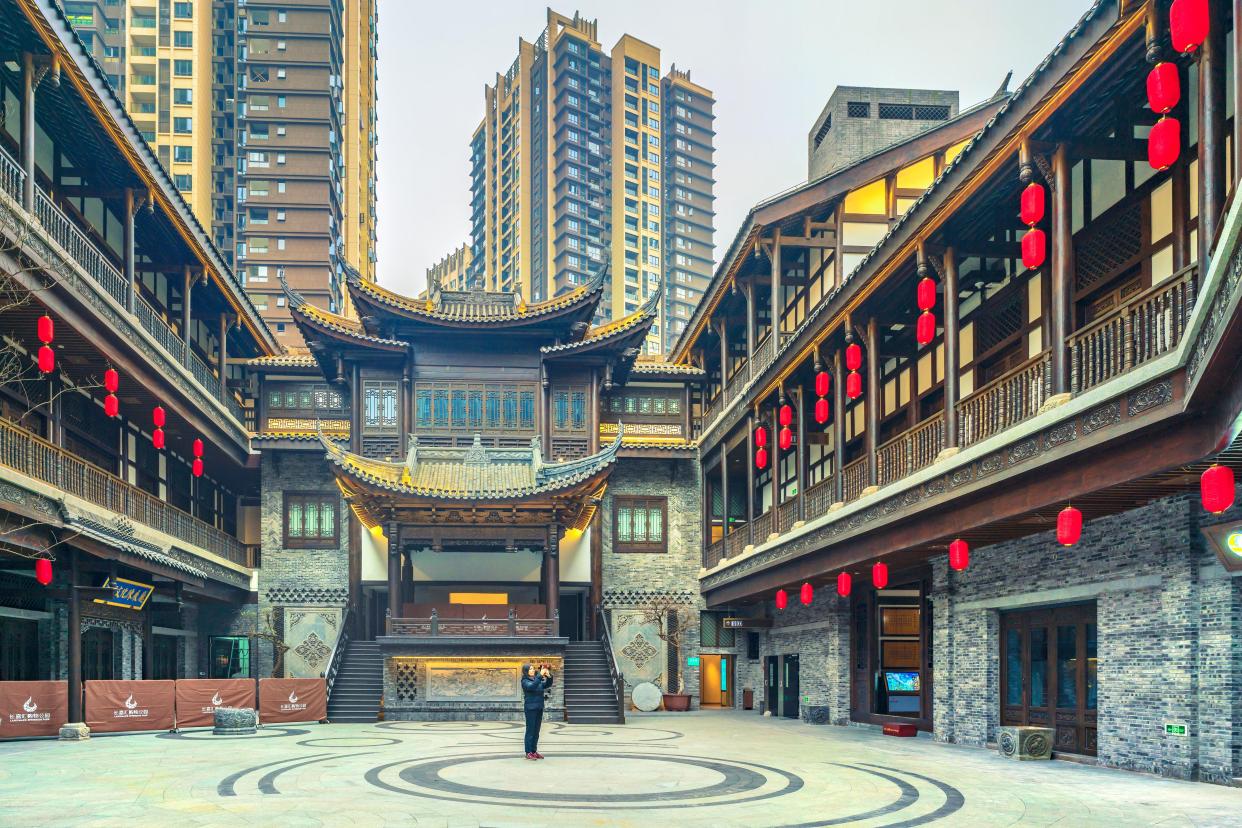 重庆南滨路网红打卡景点