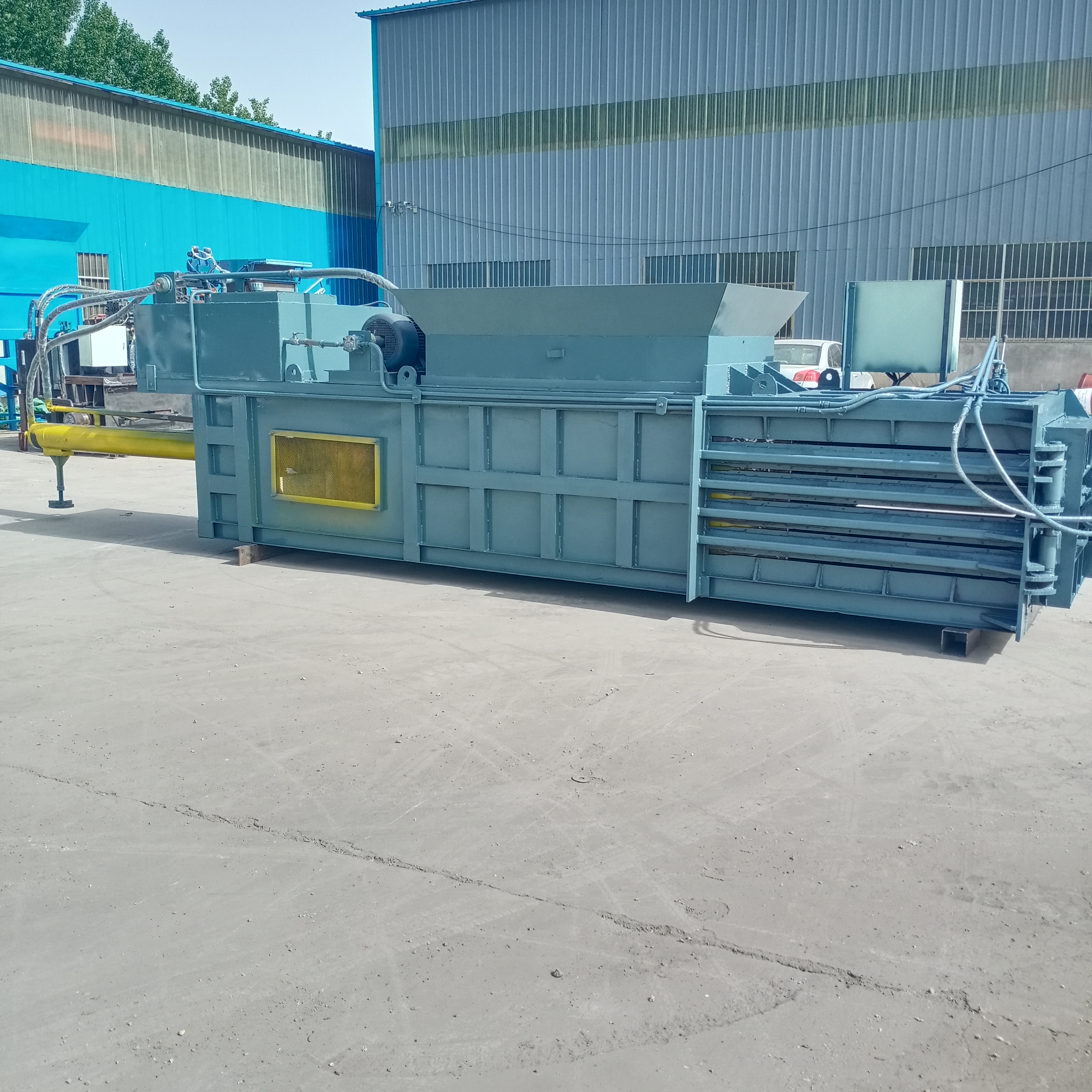 卧式废纸液压打包机设备全方位展示