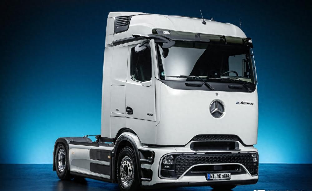 面向未来的划时代卡车,奔驰正式发布eactros 600长途电动卡车