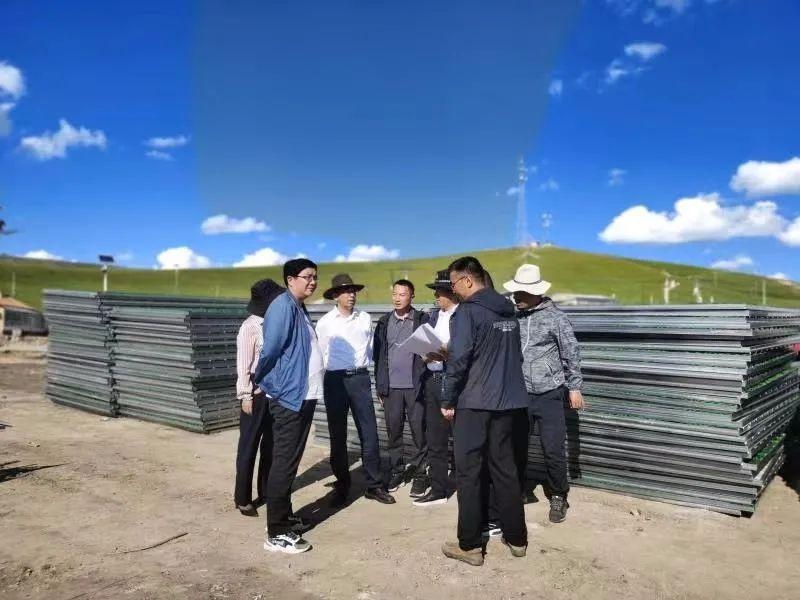 碌曲县县委副书记,县长候选人吴煜一行到我镇调研特色小镇建设项目