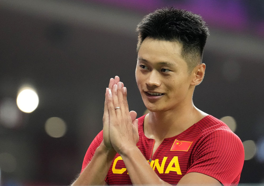 谢震业,100米夺金!苏炳添如此点评