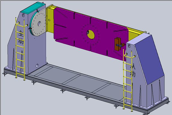 头尾架式变位机电机选型计算