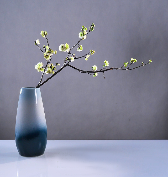 这么美的梅花插花,是如何创作出来的?这六大要点是核心