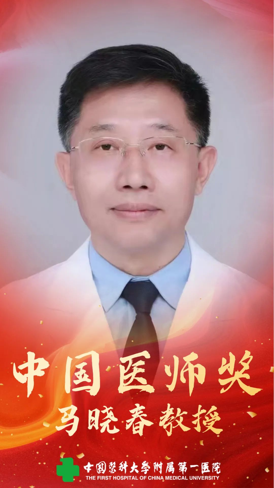 我院重症医学科马晓春教授入选第十三届"中国医师奖"