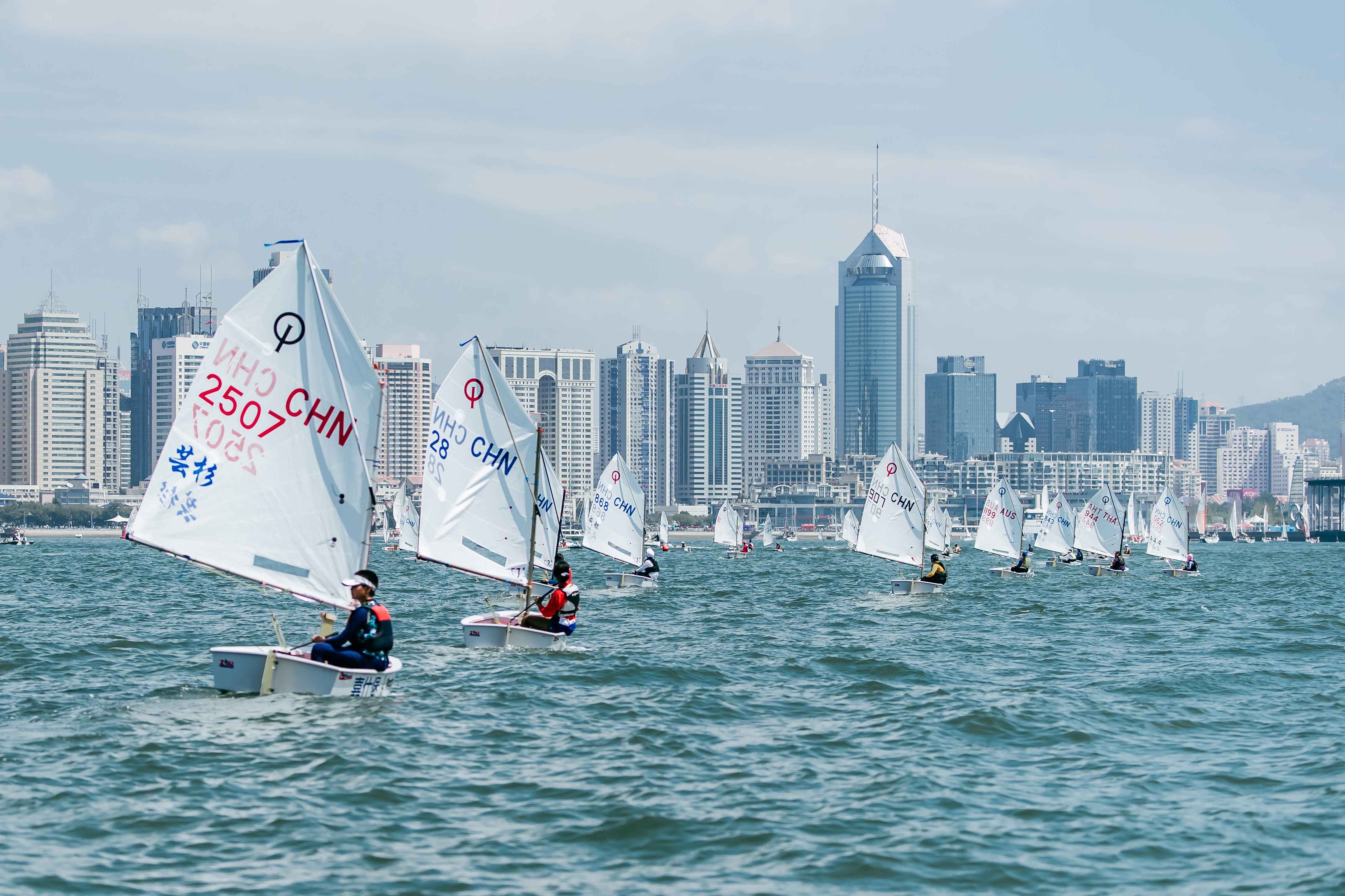 2023青岛国际青少年帆船赛,青岛国际op帆船营暨帆船赛落幕