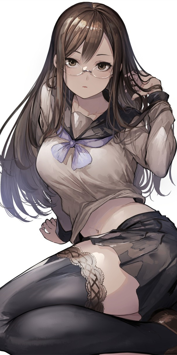 《十三机兵防卫圈》药师寺惠,动漫全面屏壁纸分享