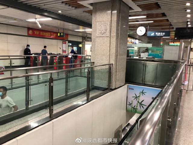 西安地铁南稍门站今起升级改造 将成为2,5号线的换乘车站