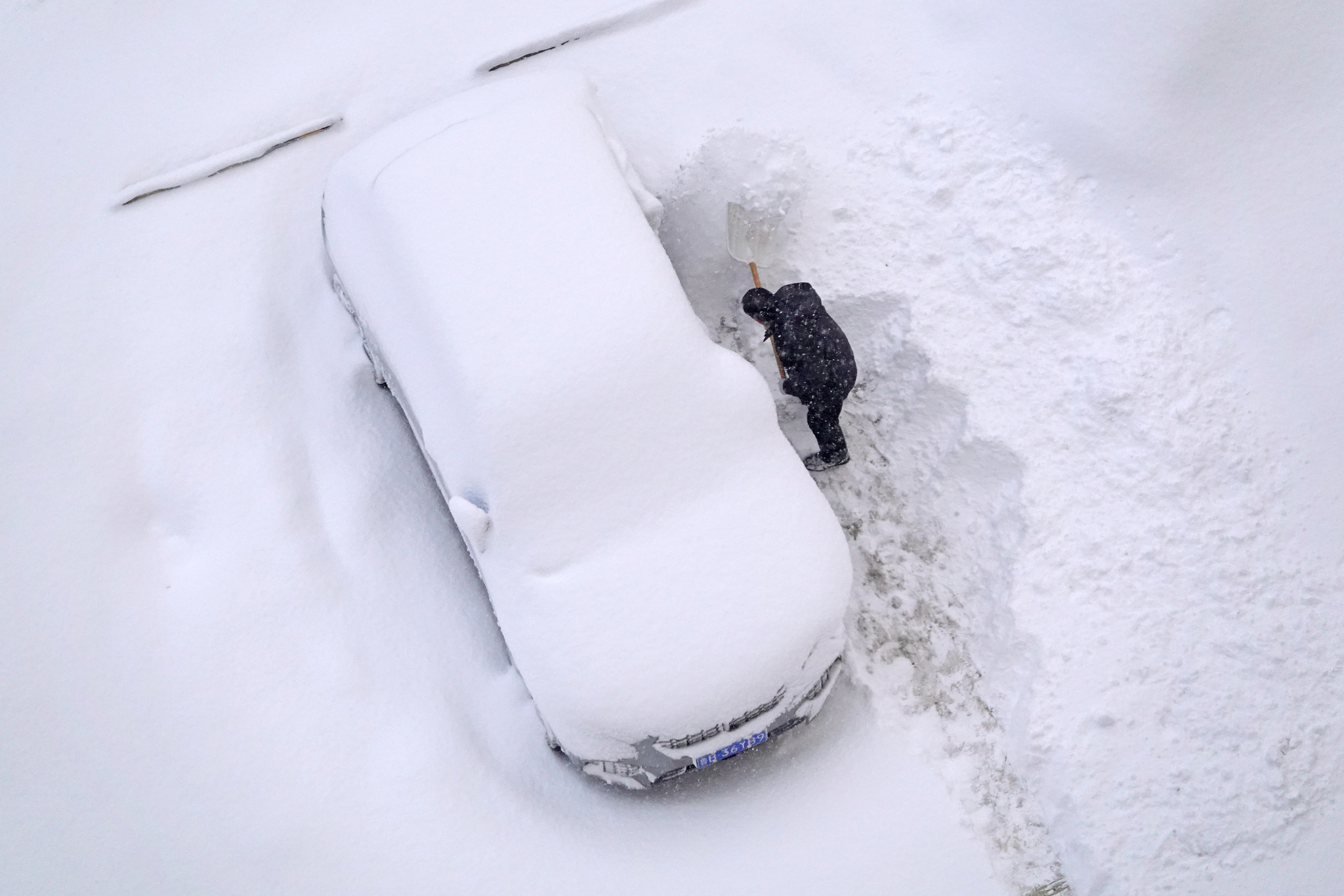 威海降雪量图片