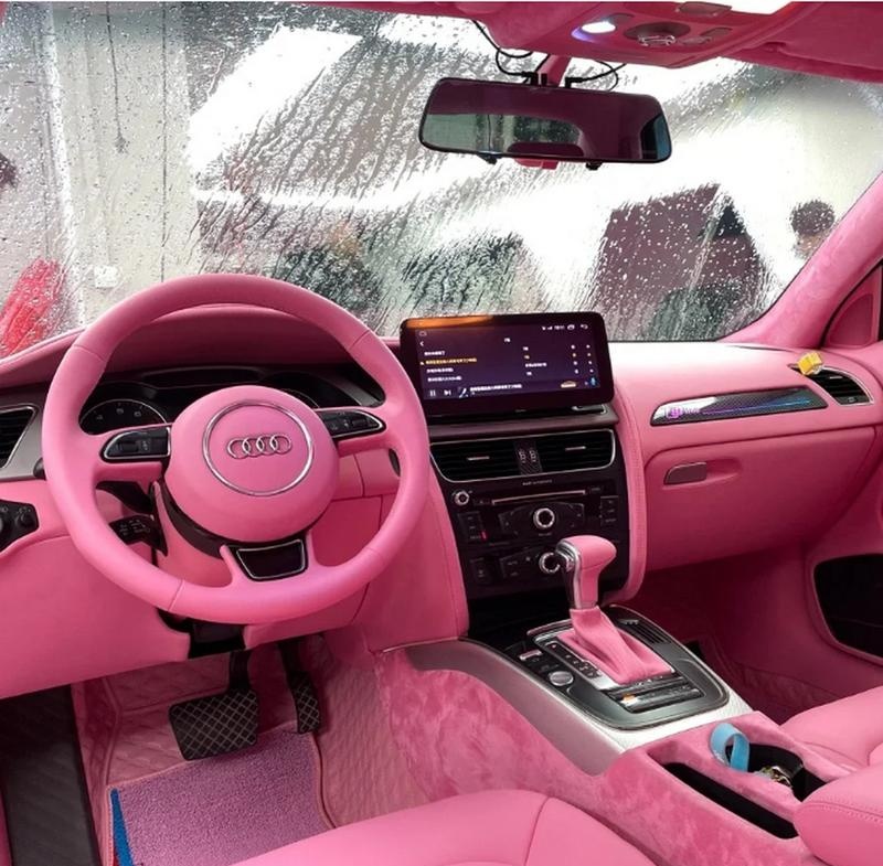 内饰为粉色的汽车有哪些?
