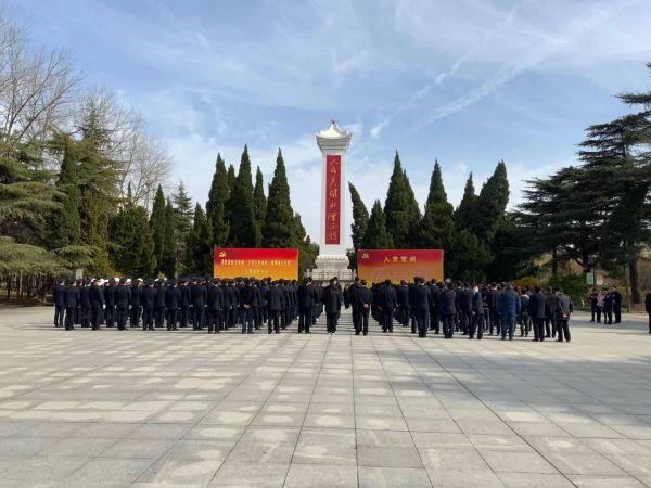 沭阳烈士陵园做好全县政法系统红色主题活动保障工作