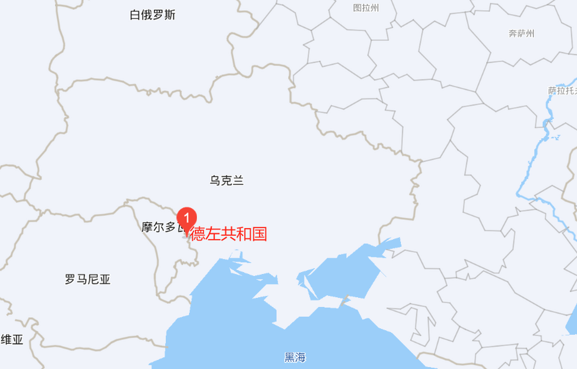 德左共和国在历史上曾是摩尔多瓦的一部分,但现已独立;塞波加大公国于