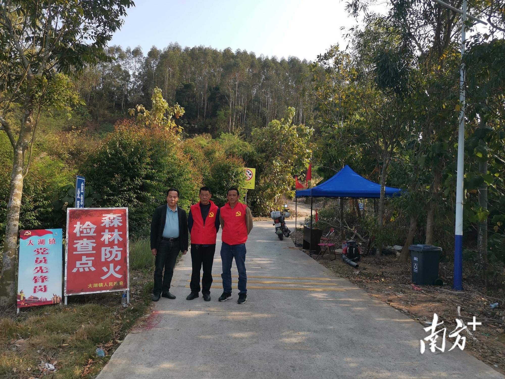 海丰县大湖镇综合施策做好森林防灭火工作