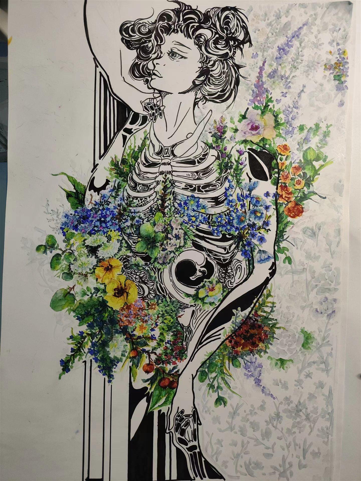 手绘生命之美,广东药科大学这场展太酷啦!