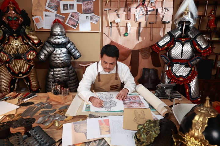 再现唐盔宋甲荣光!电影《满江红》背后的甲胄复原师就在海宁