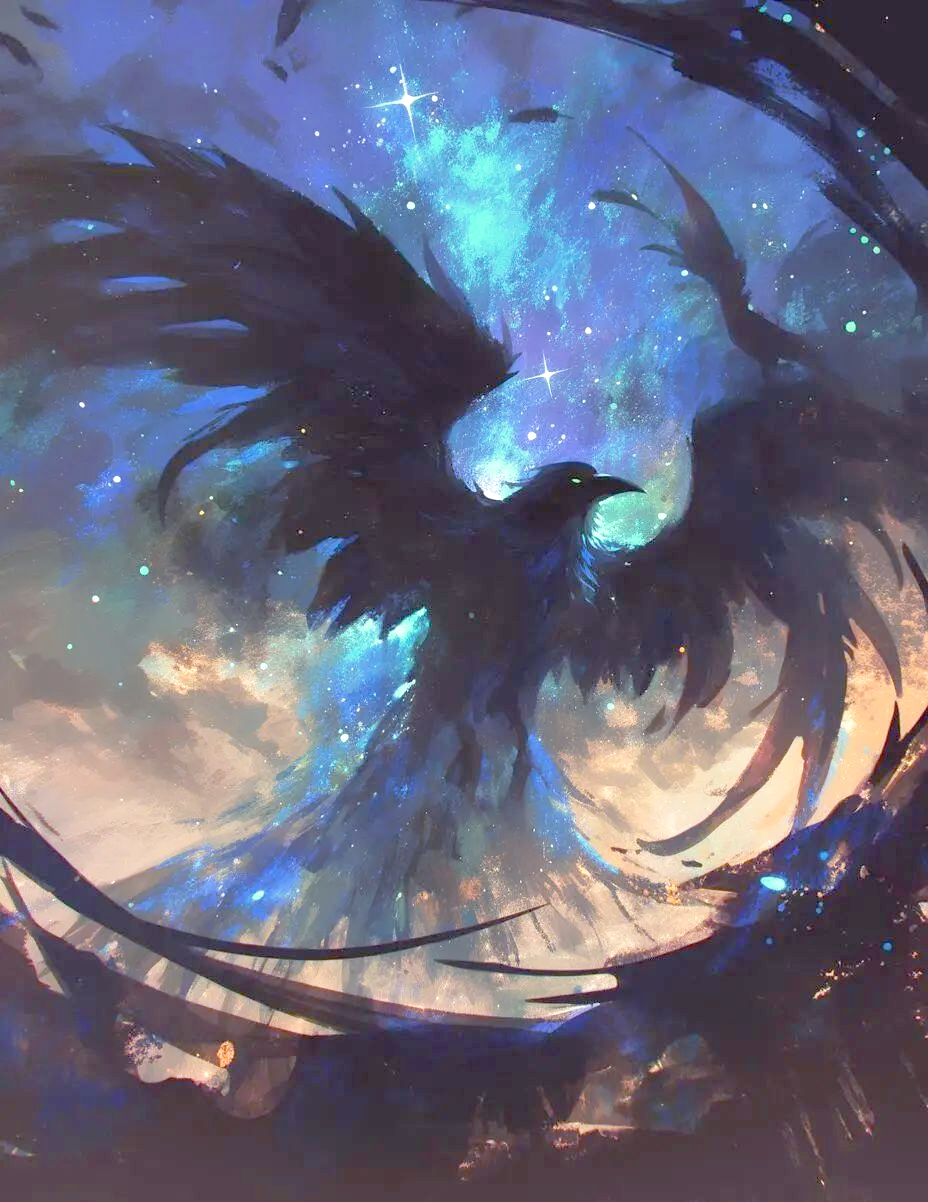 乌鸦——寓意吉祥的鸟类