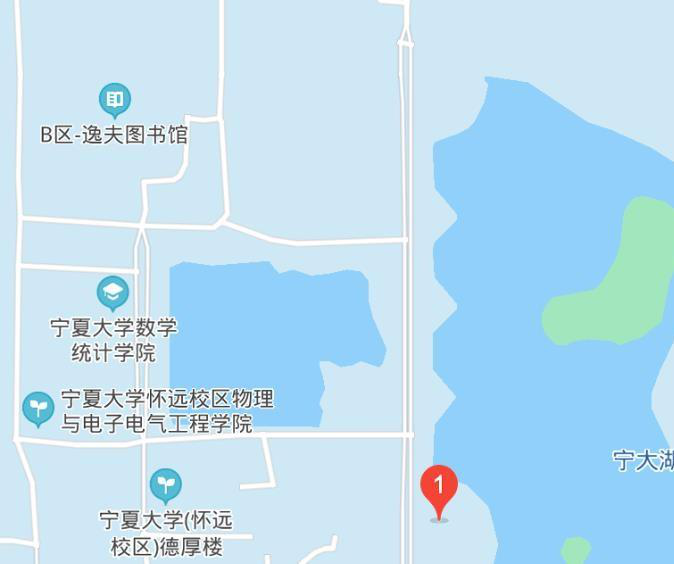 宁夏大学怀远校区地图图片