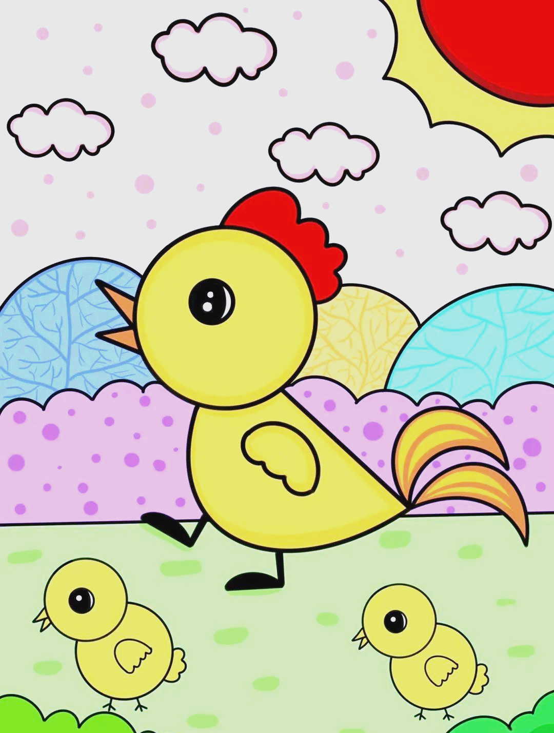 儿童创意简笔画"动物世界"的多样工具与建议