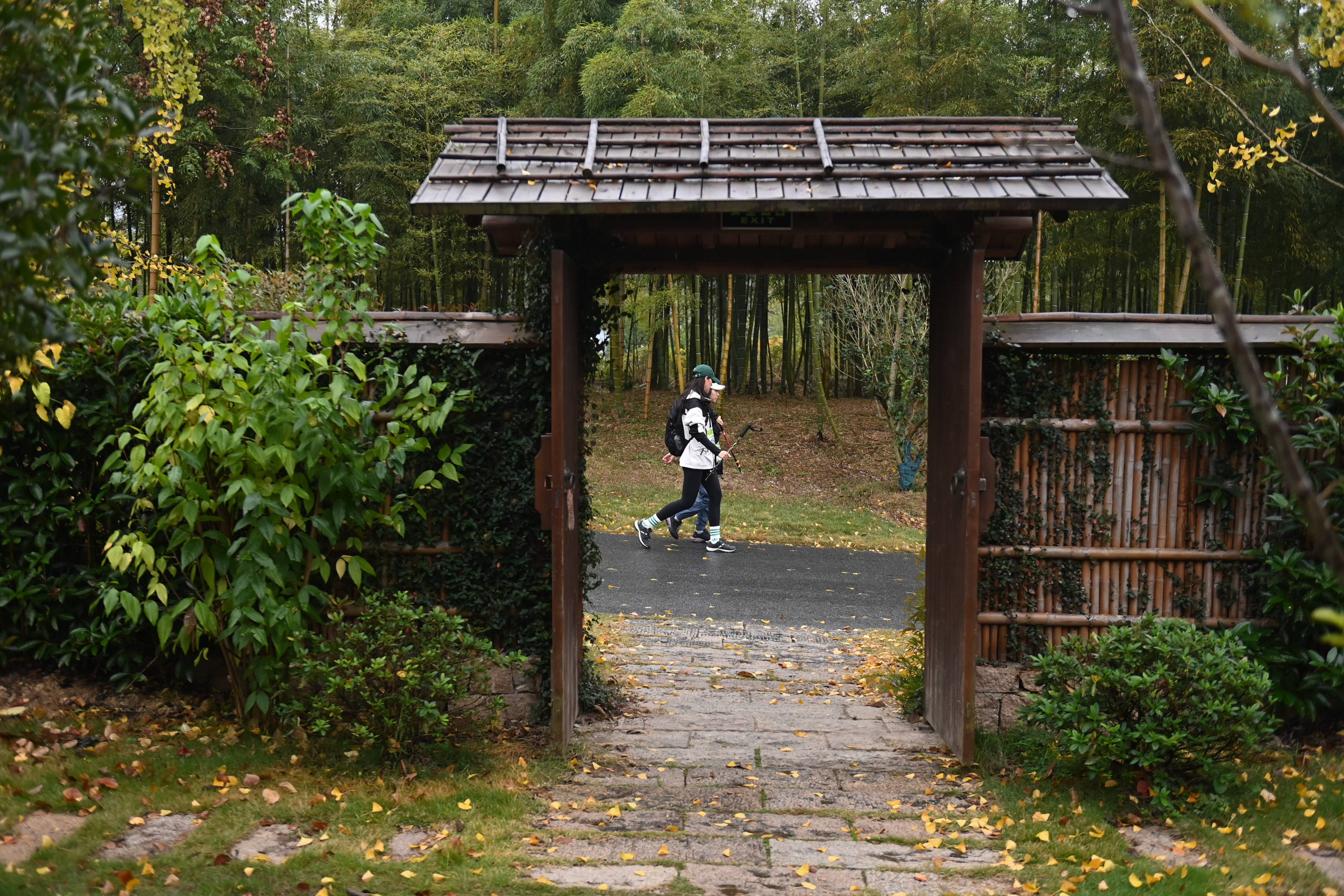 浙江湖州举行西塞山茶圣之路探秘之旅全民健身活动
