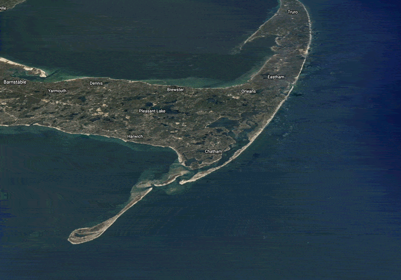 要探索 google 地球的「延迟摄影」功能,可以通过g.co/timelapse.